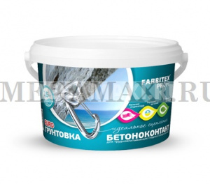 Грунтовка акриловая бетоноконтакт (3.5 кг) FARBITEX ПРОФИ Грунтовка акриловая бетоноконтакт (3.5 кг) FARBITEX ПРОФИ