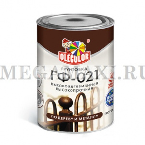 Грунтовка ГФ-021 серый (2.2 кг) OLECOLOR
